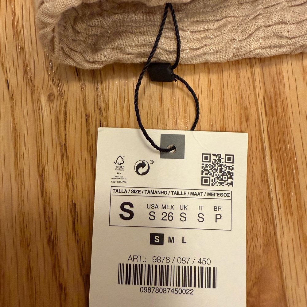NWTA Zara Top Size Small - Picture 11 of 13